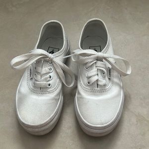 Kids White Vans